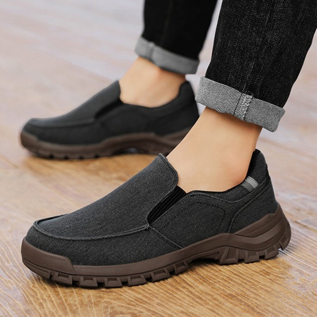 Canvas Comfort Loafers - Elena Harper