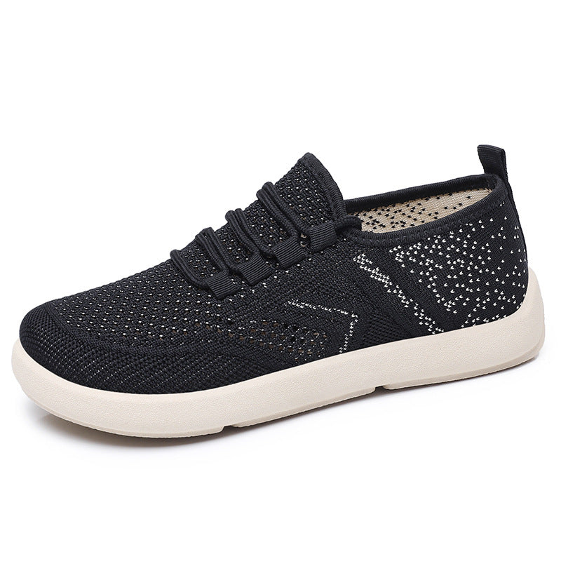 Women's Breathable Sneakers with Elastic Laces EB