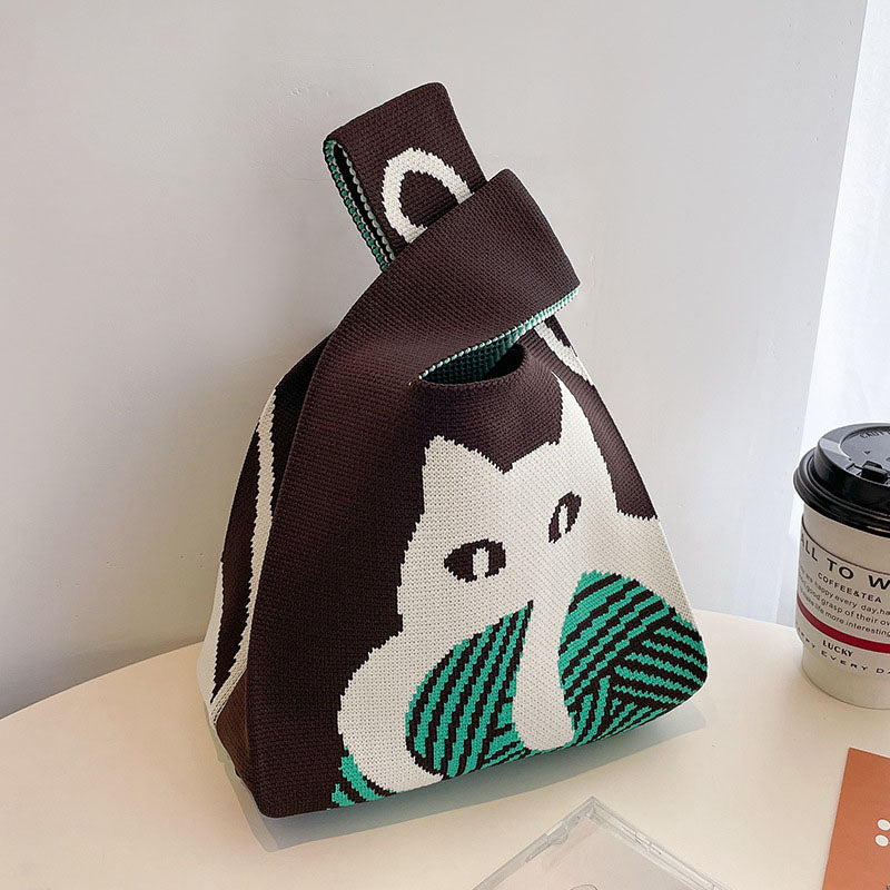 Creative Cat Pattern Handbag