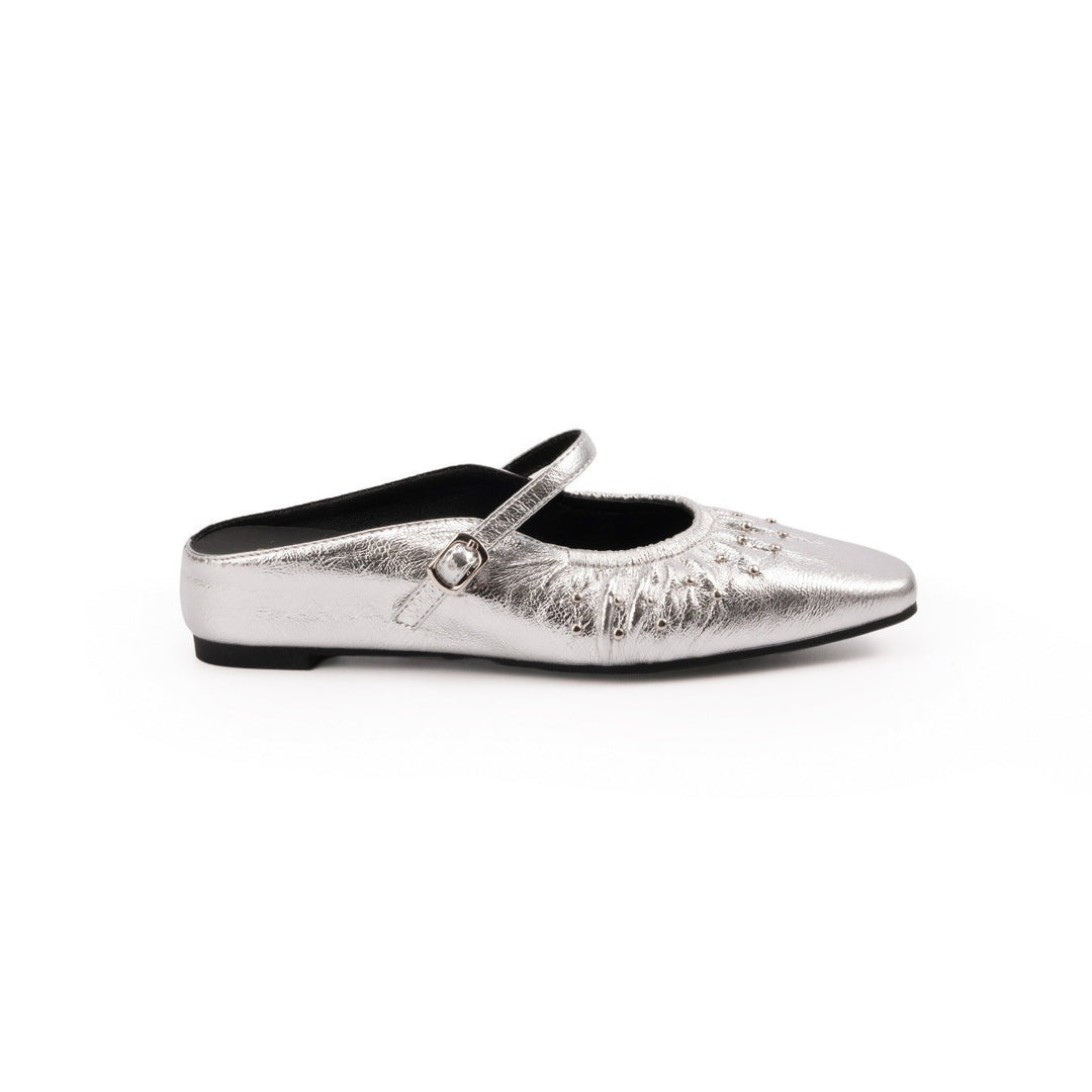 Damen Designer Ballerinas mit dekorativen Perlen EB