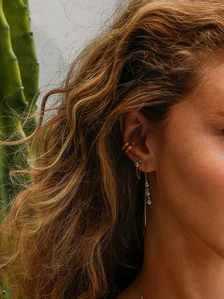 Kaleidos Raindrop Earrings, view 5 - Elena Harper