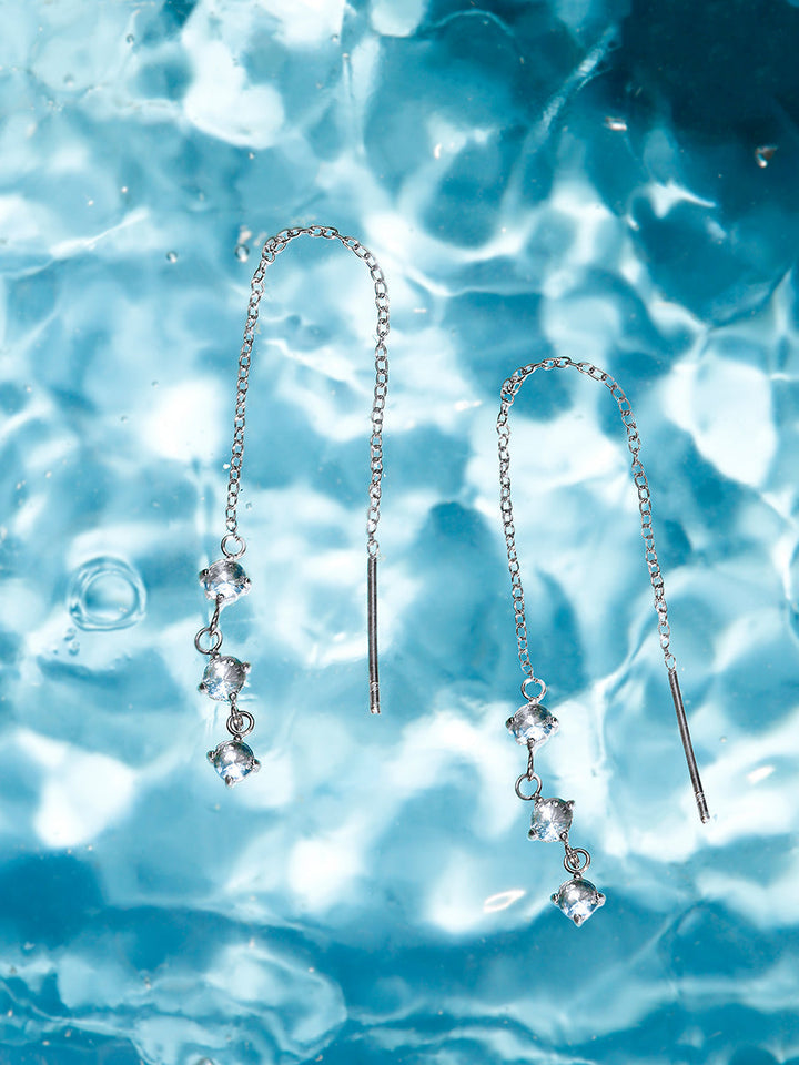 Kaleidos Raindrop Earrings, view 6 - Elena Harper