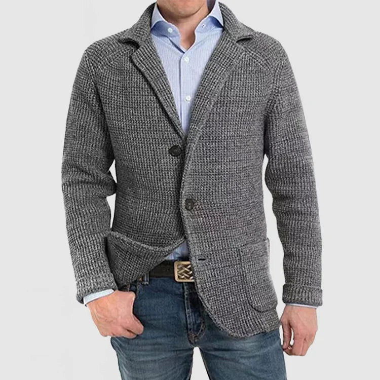 Elegant Men's Cardigan for Business and Leisure