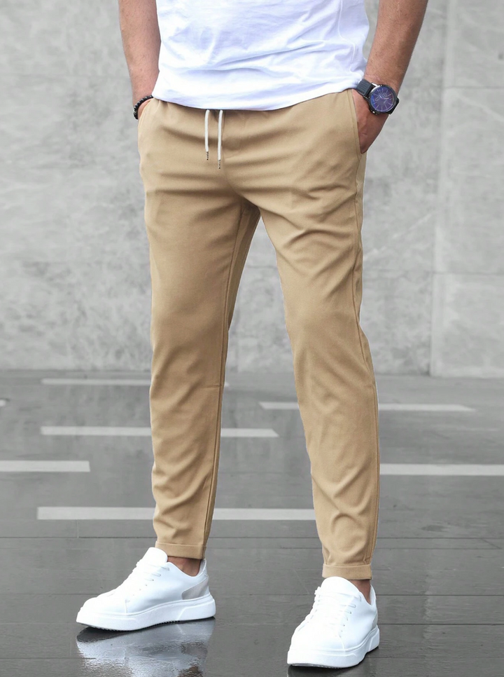 Jogging Slim Fit Premium Men – Casual Fitted Pants with Drawstring