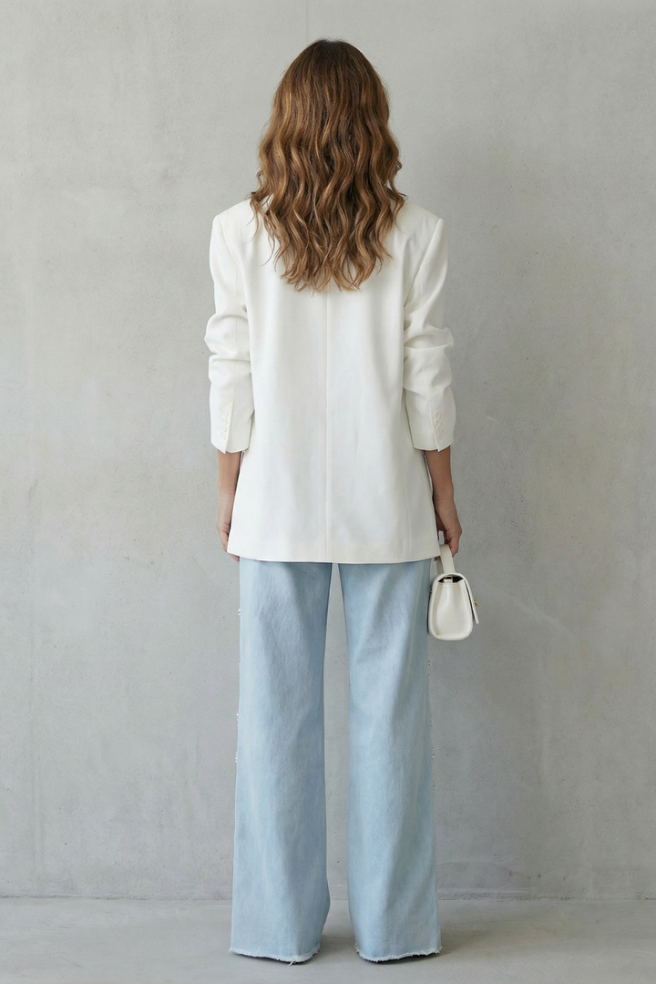 Olivetta – Cut-out design – Wide leg jeans