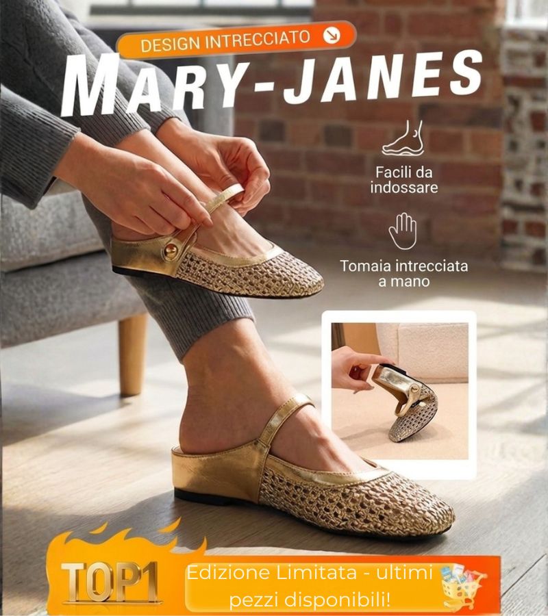 Mary-Jane | 100% Breathable Mules