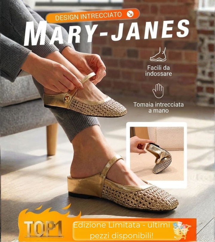 Mary-Jane | 100% Breathable Mules