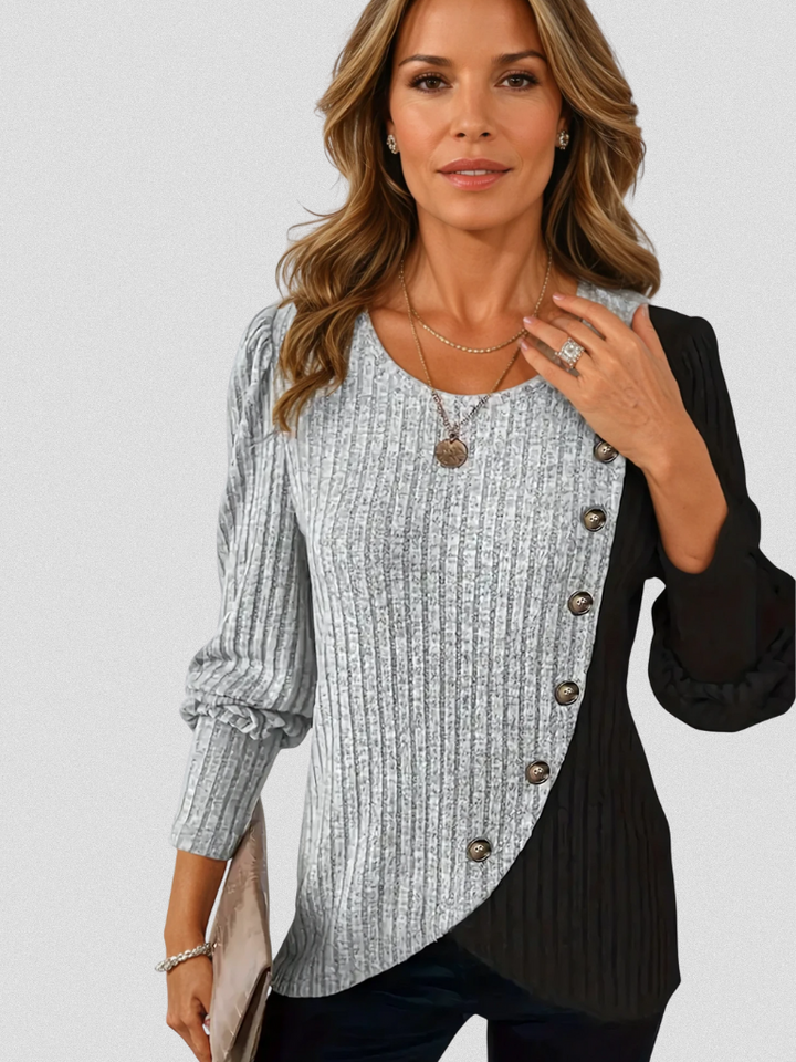 KAIA CASUAL KNIT LONGSLEEVE
