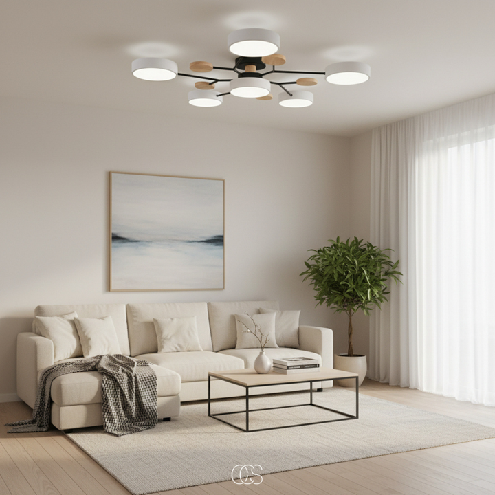 Macaron Metal LED Ceiling Lamp