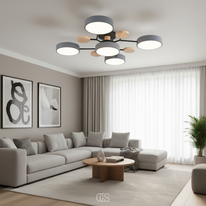 Macaron Metal LED Ceiling Lamp
