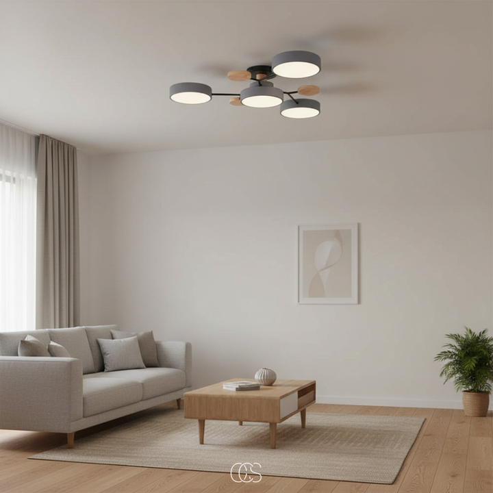 Macaron Metal LED Ceiling Lamp