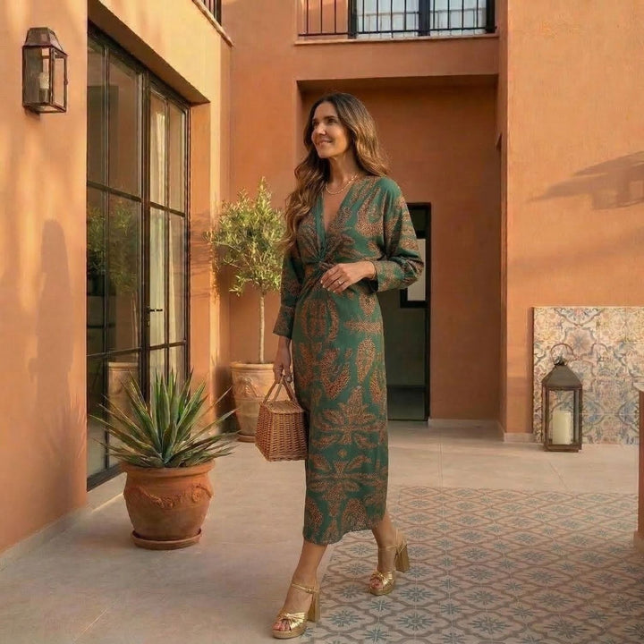 Isadora™  |  Elegant Midi Dress