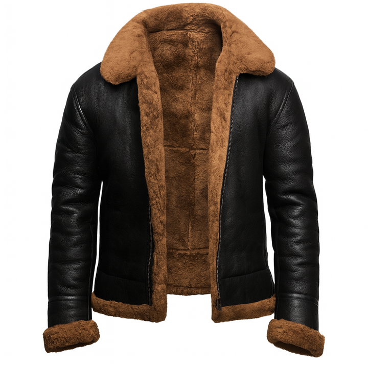 Daario - Long Sleeve Aviator Jacket