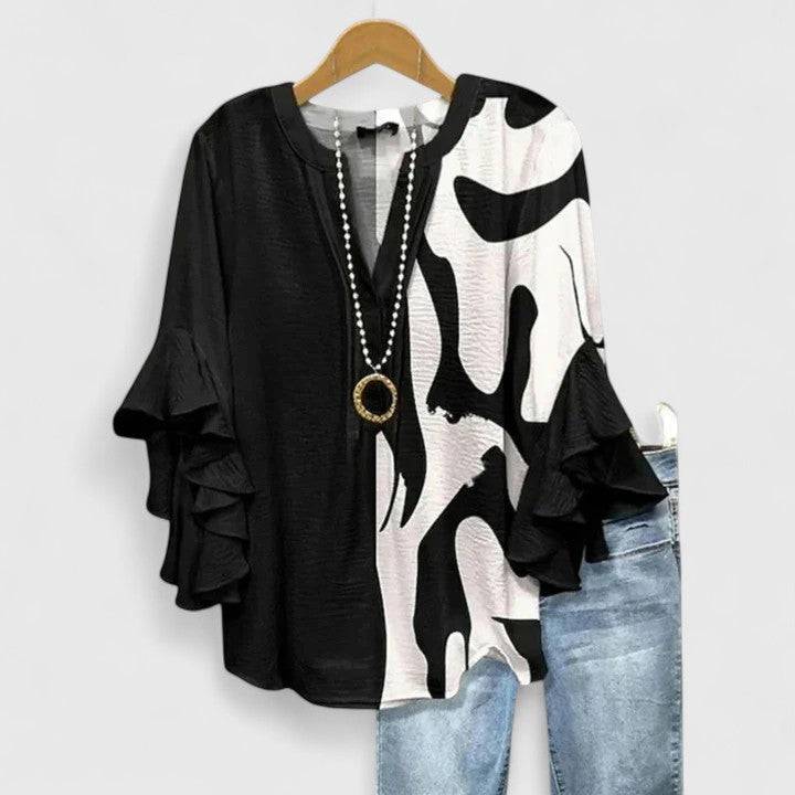 Emma & Rose Cape Town Saryphiah™ comfortable blouse with soft fabric, featuring a relaxed fit and elegant design, perfect for everyday wear.