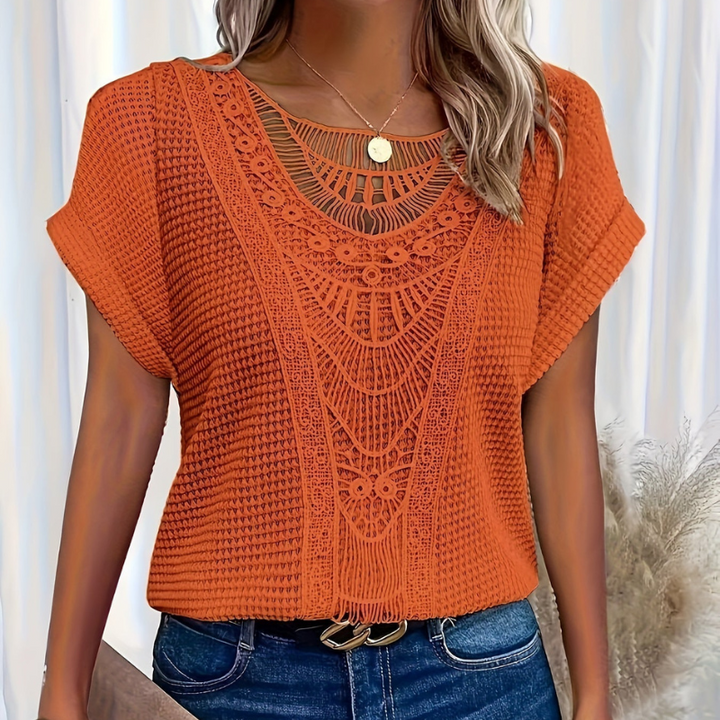 Vanja | Stylish Top with Lace Detail
