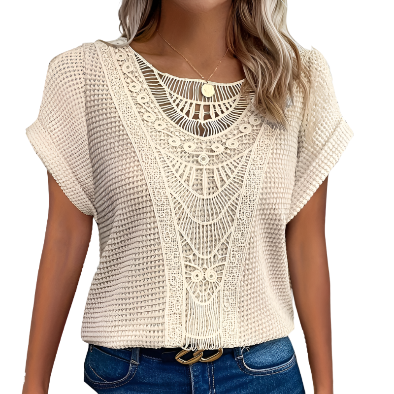 Vanja | Stylish Top with Lace Detail
