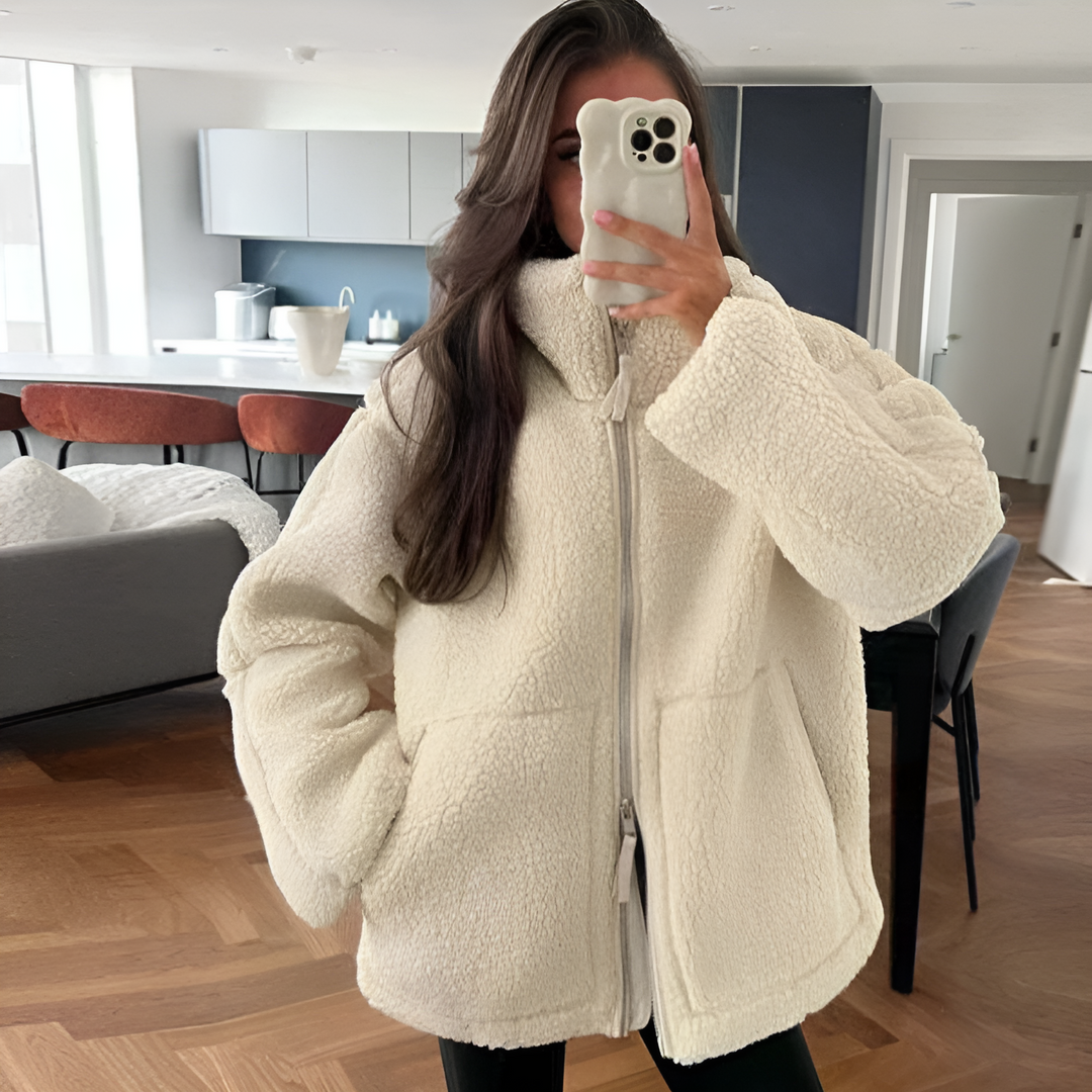 Lucia Classic Autumn Jacket with Modern Cut, view 4 - Elena Harper