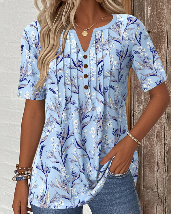 DAILY PRINTED BLOUSE FOR WOMEN