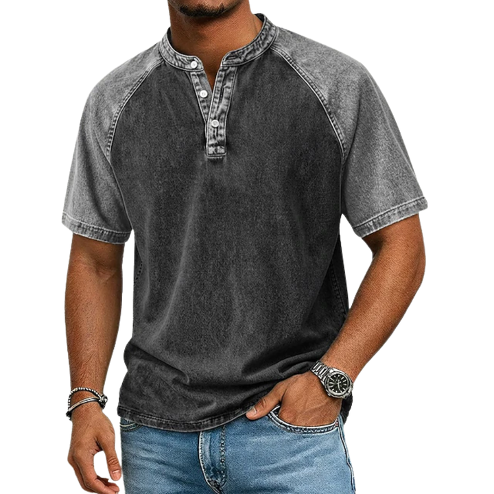 LAURENT MONACO | VINTAGE CONTRAST T-SHIRT FOR MEN