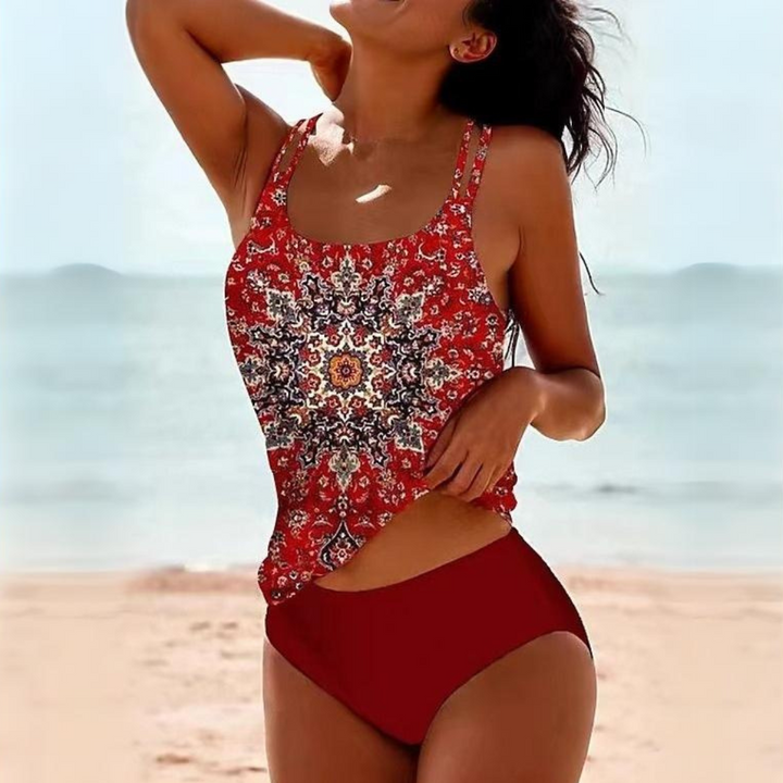 Women's One-Piece Swimsuit Ideal for Summer, view 4 - Elena Harper