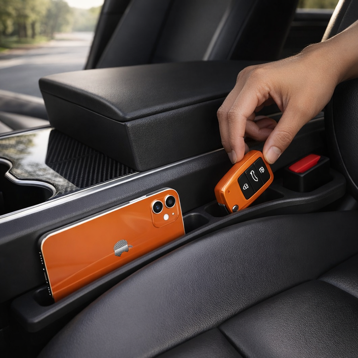 Auto Seat Filler Set Never Lose Items Again Seat Gap Filler, view 2 - Elena Harper