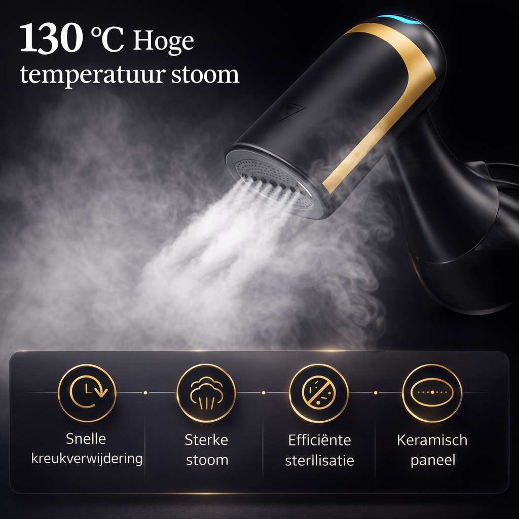 Clothing Steamer 1500W Wrinkle-Free in 20s Garment Steamer, view 3 - Elena Harper
