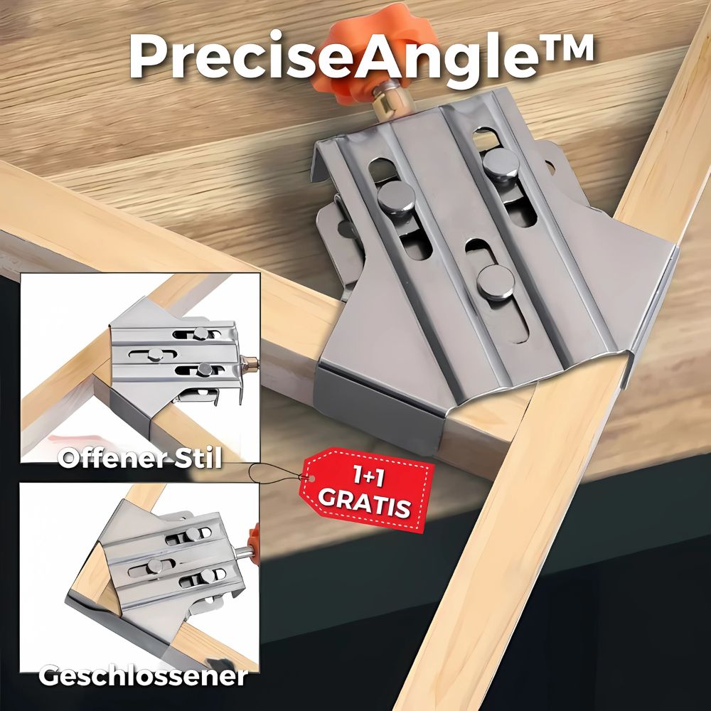 1+1 FREE | PreciseAngle™ - Stainless Steel Corner Clamps [Last Day Discount]