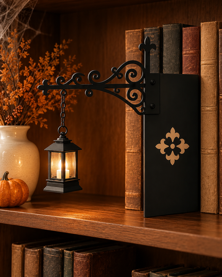 Halloween Ghost & Lantern Bookshelf Light