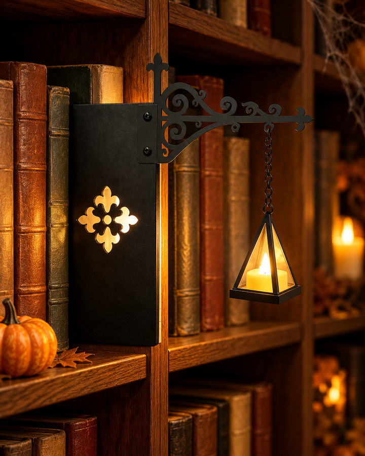 Halloween Ghost & Lantern Bookshelf Light