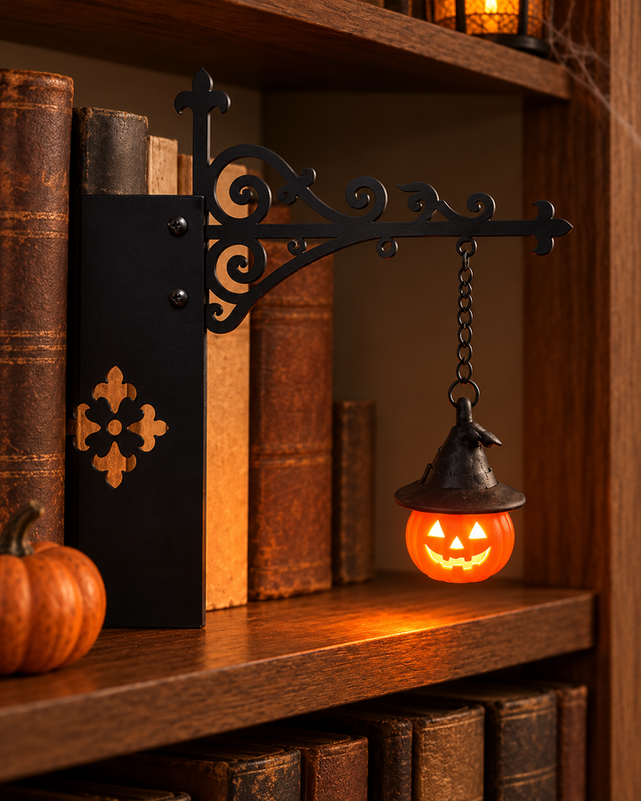 Halloween Ghost & Lantern Bookshelf Light