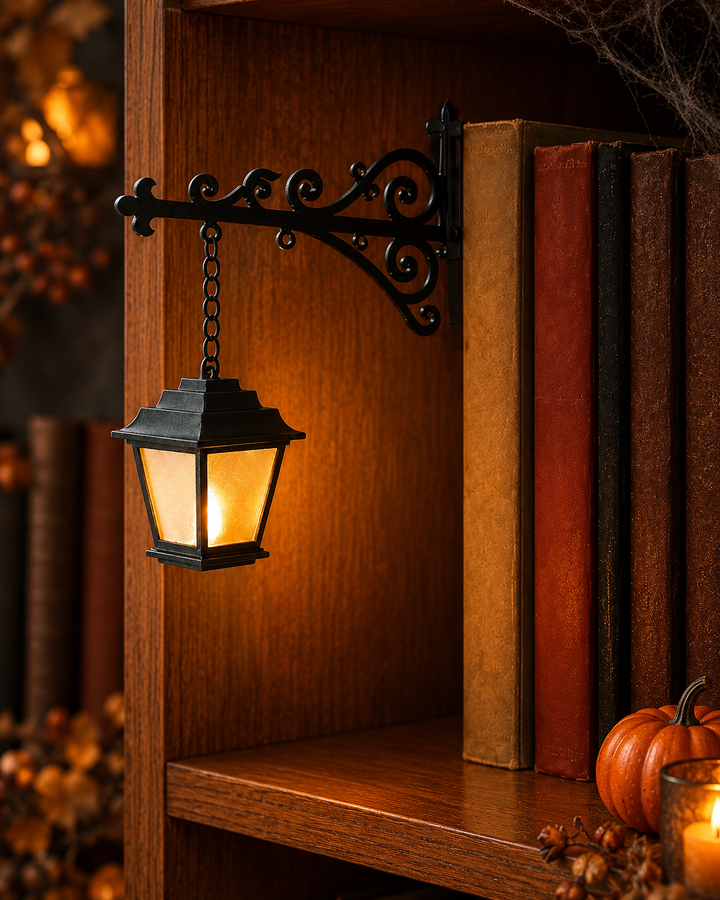 Halloween Ghost & Lantern Bookshelf Light