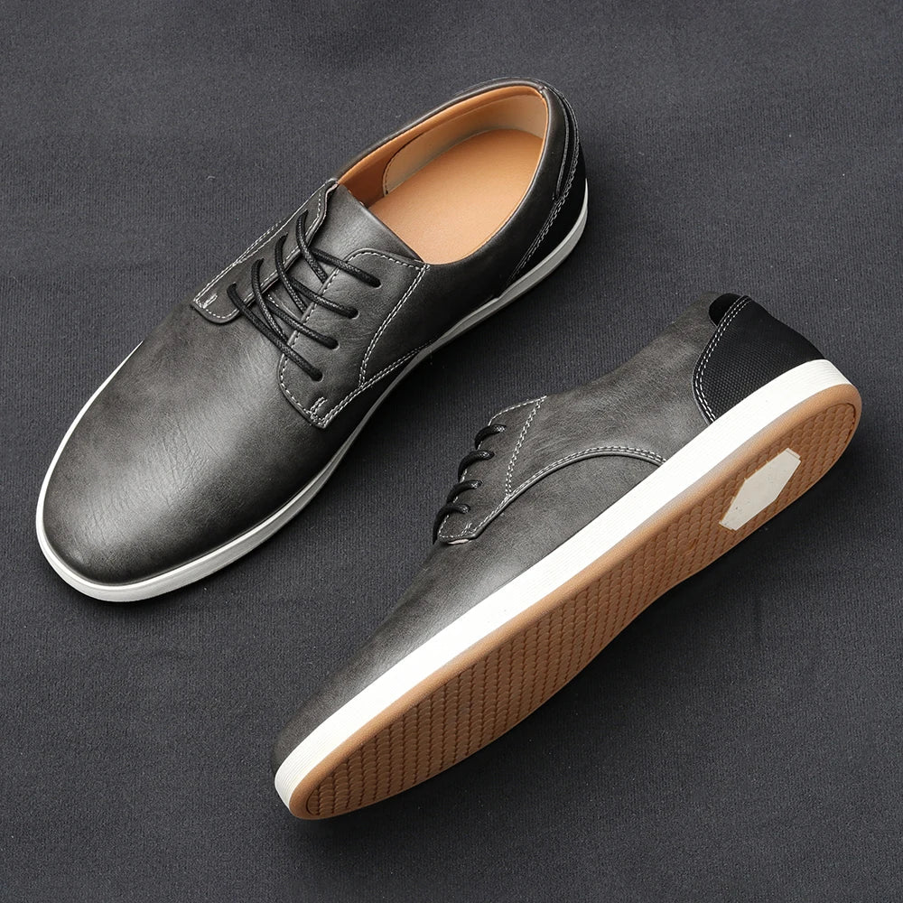 Leather Sneakers - Elena Harper