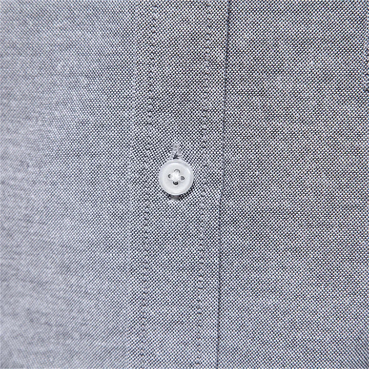 Men's Slim Fit Shirt – With Button-Down Collar and Chest Pocket, Suitable for Work and Daily Use
