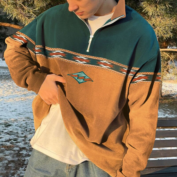 Thomas - Chic Oversized Zip Sweatshirt