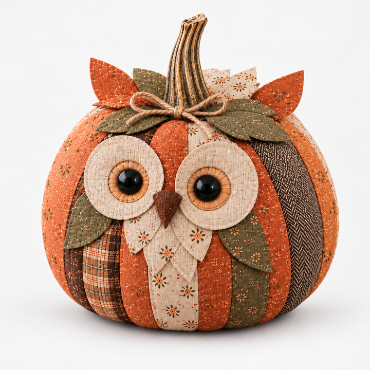 Cozykin – Patchwork Animal Pumpkin Sewing Kit