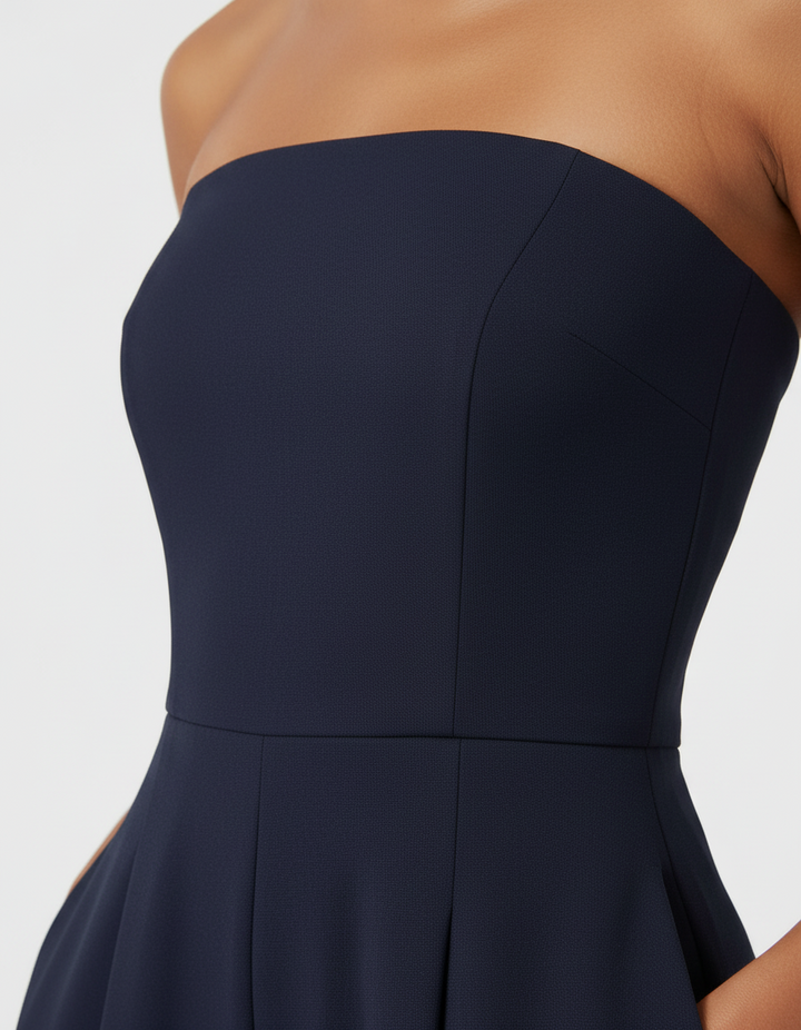 Bianca Laurent | Strapless Wide-Leg Party Jumpsuit For Women (Christmas / NYE)