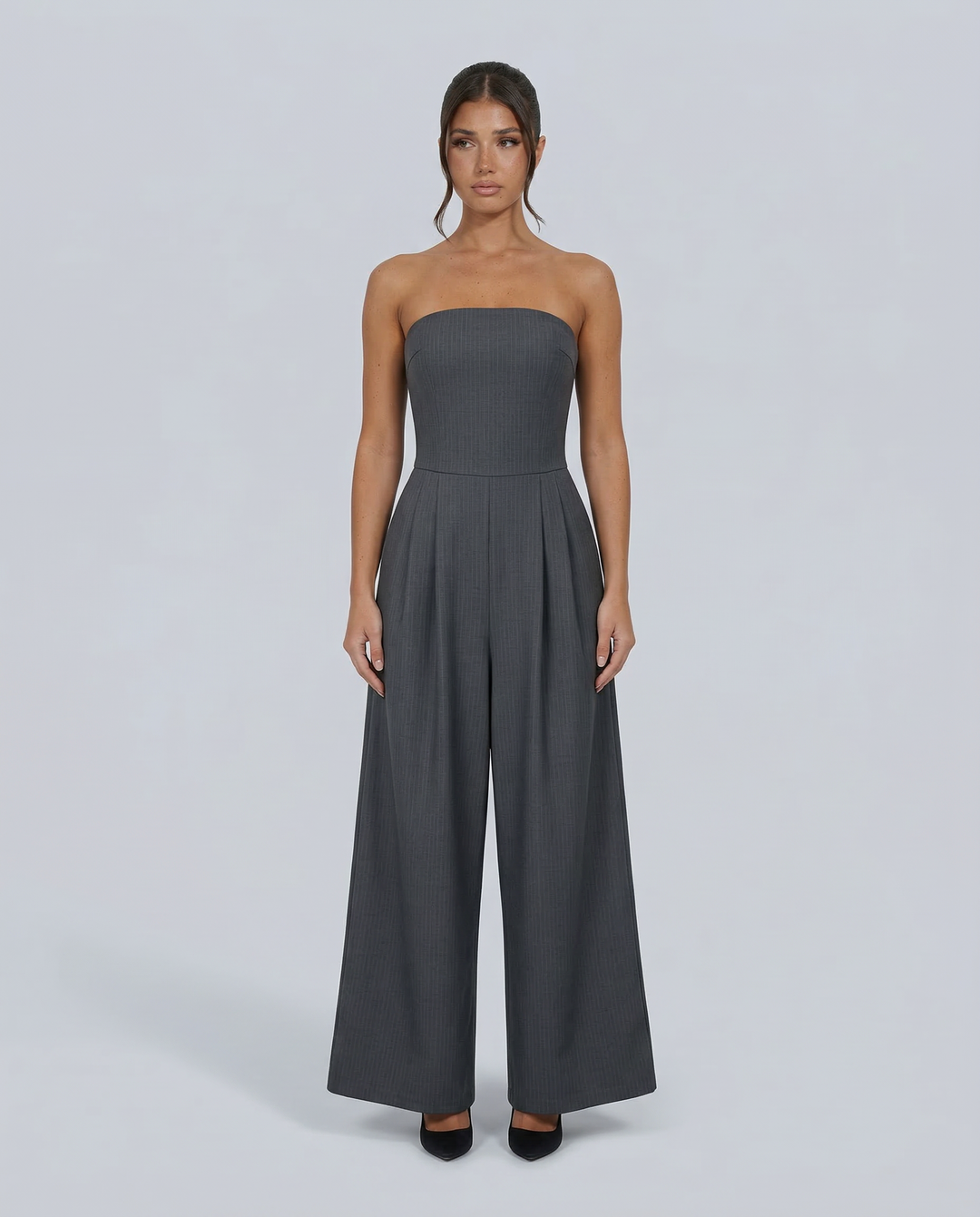 Bianca Laurent | Strapless Wide-Leg Party Jumpsuit For Women (Christmas / NYE)
