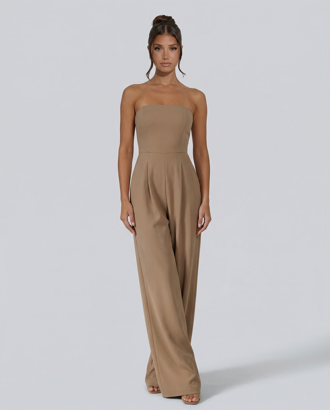 Bianca Laurent | Strapless Wide-Leg Party Jumpsuit For Women (Christmas / NYE)