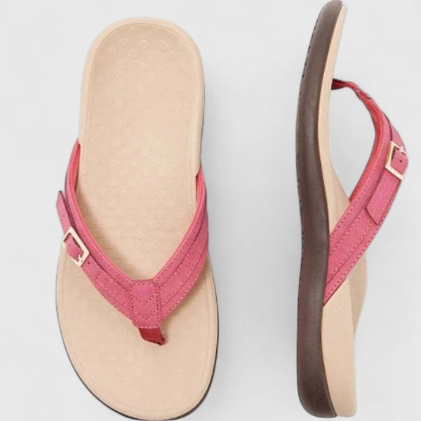 Women's Orthopaedic Flip-Flop Sandals with Adjustable Buckle for Summer