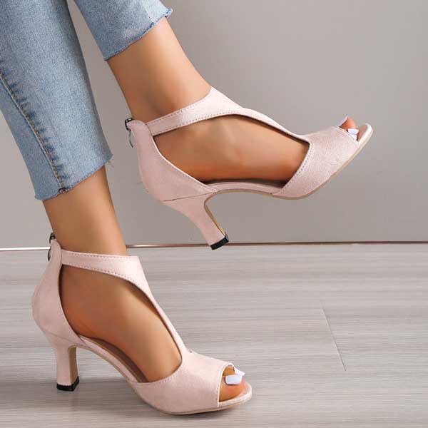Chiara Elegant Leather Sandals, view 4 - Elena Harper