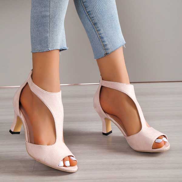 Chiara Elegant Leather Sandals, view 2 - Elena Harper