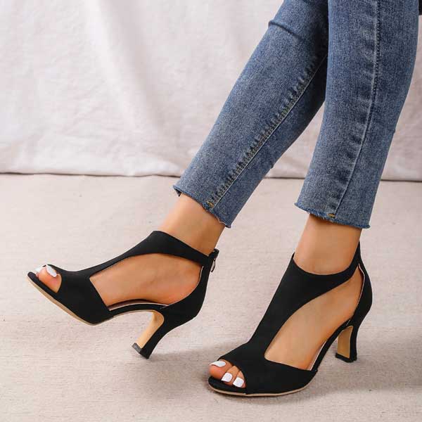 Capri Orthopedic Heel Sandals - Elena Harper