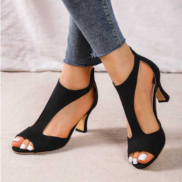 Capri Orthopedic Heel Sandals - Elena Harper