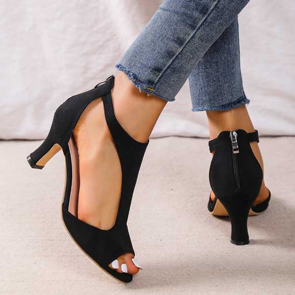 Capri Orthopedic Heel Sandals - Elena Harper
