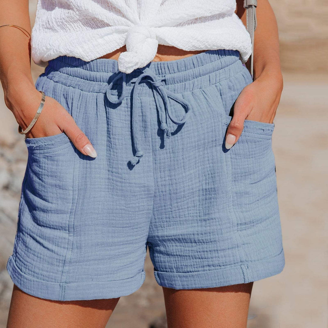 Mette | Relaxed Elastic Drawstring Shorts