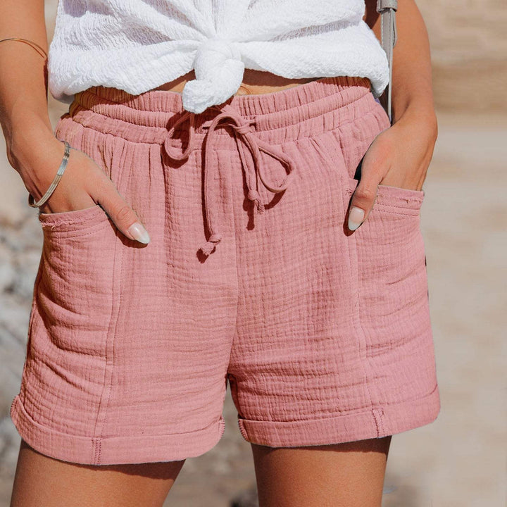 Mette | Relaxed Elastic Drawstring Shorts