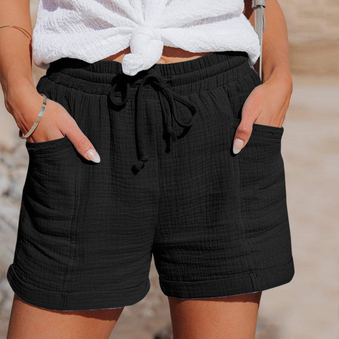 Mette | Relaxed Elastic Drawstring Shorts