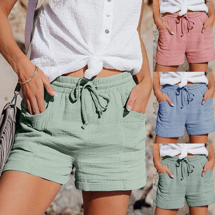 Mette | Relaxed Elastic Drawstring Shorts
