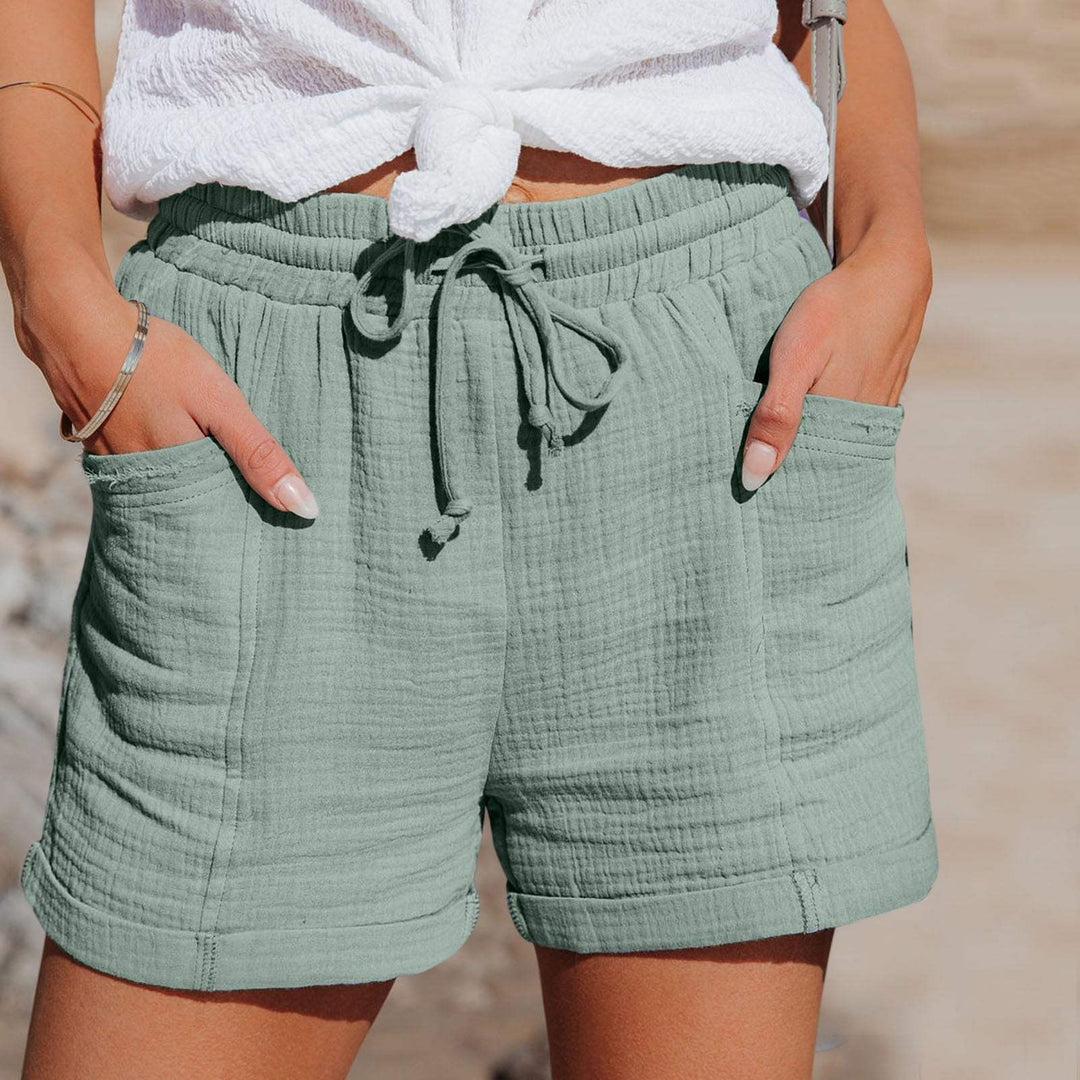 Mette | Relaxed Elastic Drawstring Shorts