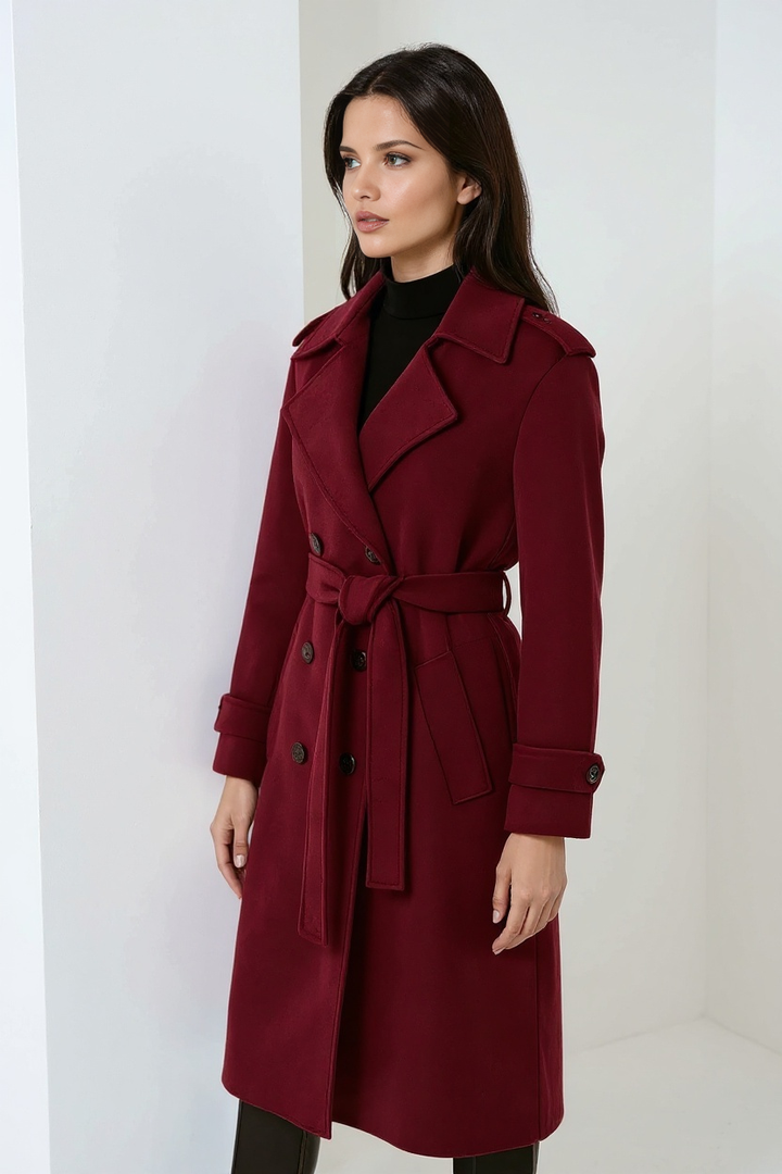 Bordeaux Winter Coat for Women